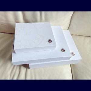 3 Moncler gift boxes.